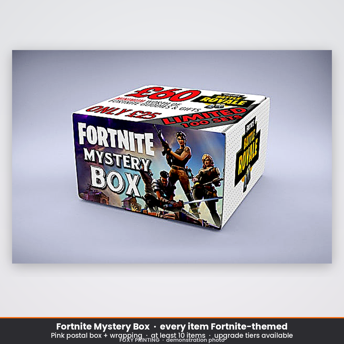 Personalised Fortnite Gaming Mystery Box – fortnite mystery box