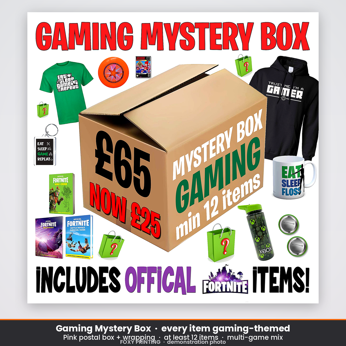 Gaming Mystery Box – Gamer Gift Bundle – Gaming mystery box