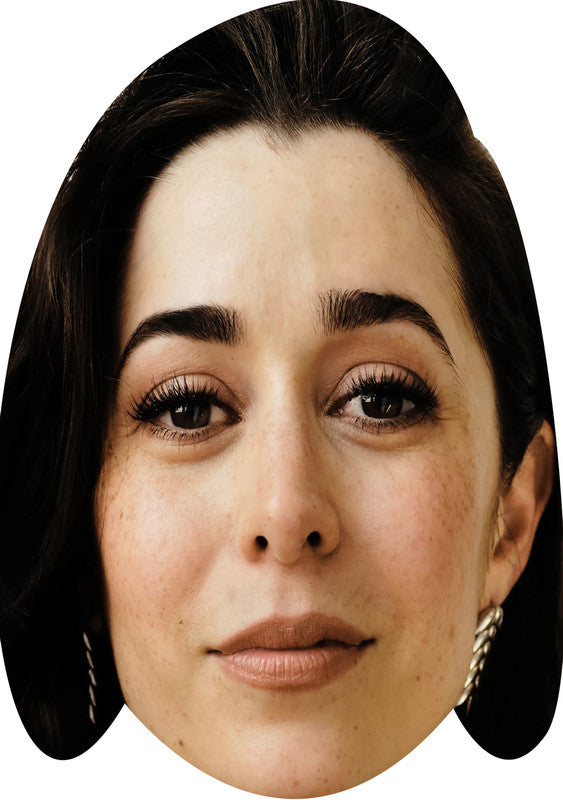 Cristin Milioti Face Mask β Fancy Dress Cardboard Costume Mask β Cristin Milioti Face Mask