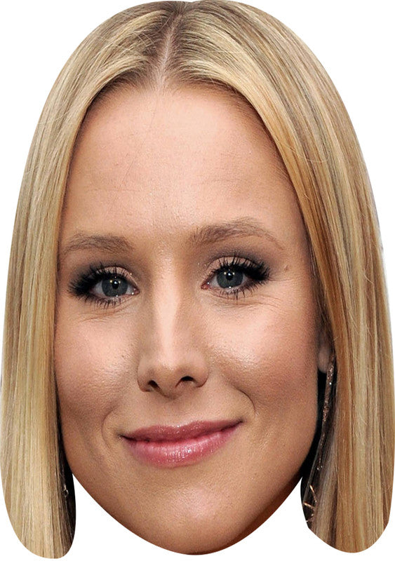 Kristen Bell Face Mask – Fancy Dress Cardboard Costume Mask – Kristen Bell Face Mask