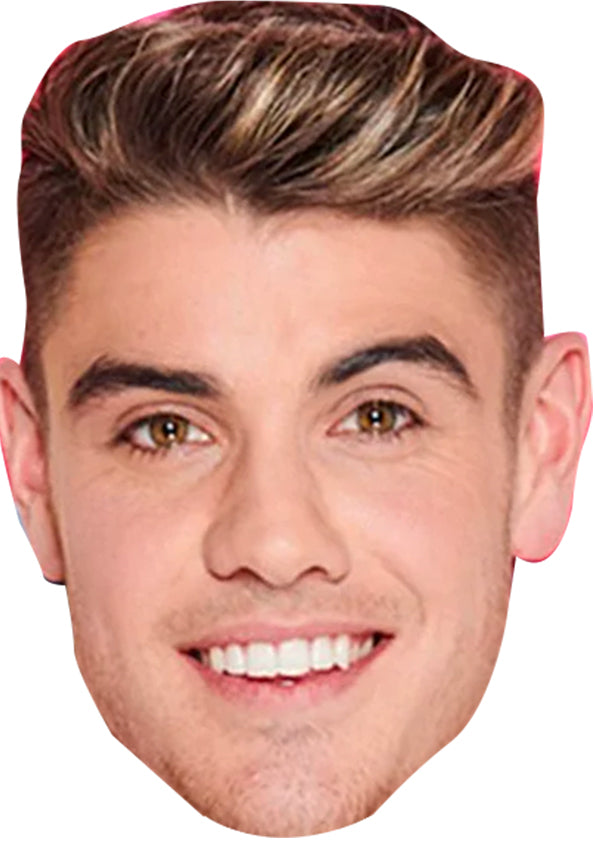 Luke Mabbott Face Mask – Fancy Dress Cardboard Costume Mask – Luke Mabbott Face Mask
