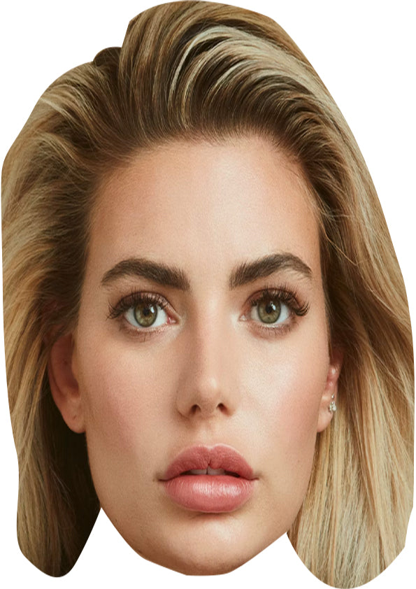 Megan Barton Hanson Face Mask β Fancy Dress Cardboard Costume Mask β Megan Barton Hanson Face Mask