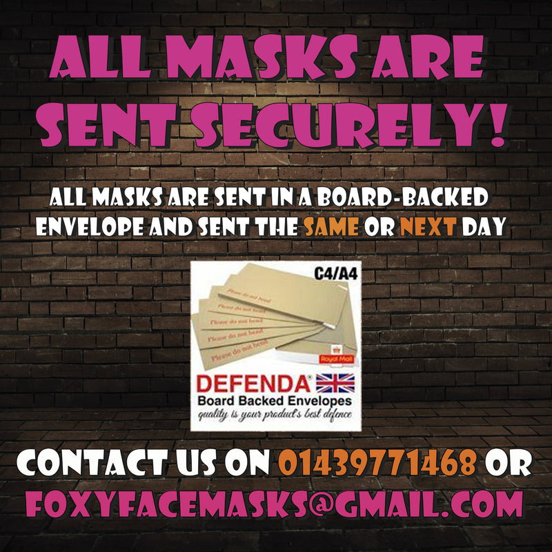 Francis Nganou And Tyson Fury Fight Mask Pack Celebrity Face Mask Fancy Dress Cardboard Costume Mask