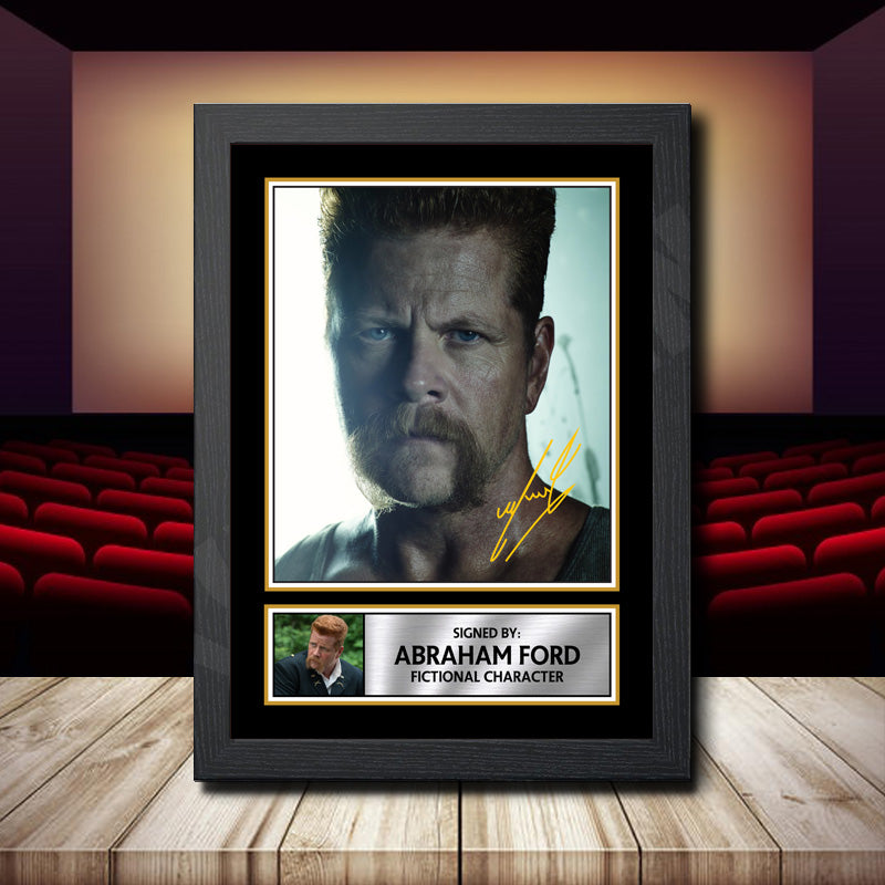 Abraham Ford Printed Signature Movie Star Poster Print Framed Wall Art Gift β Abraham Ford Printed Signature Movie Star Poster Print