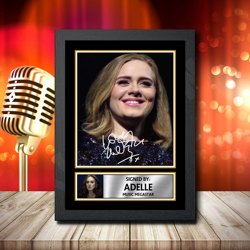 Adelle Sj1 – Printed Signature Music Star Print – Adelle Sj1