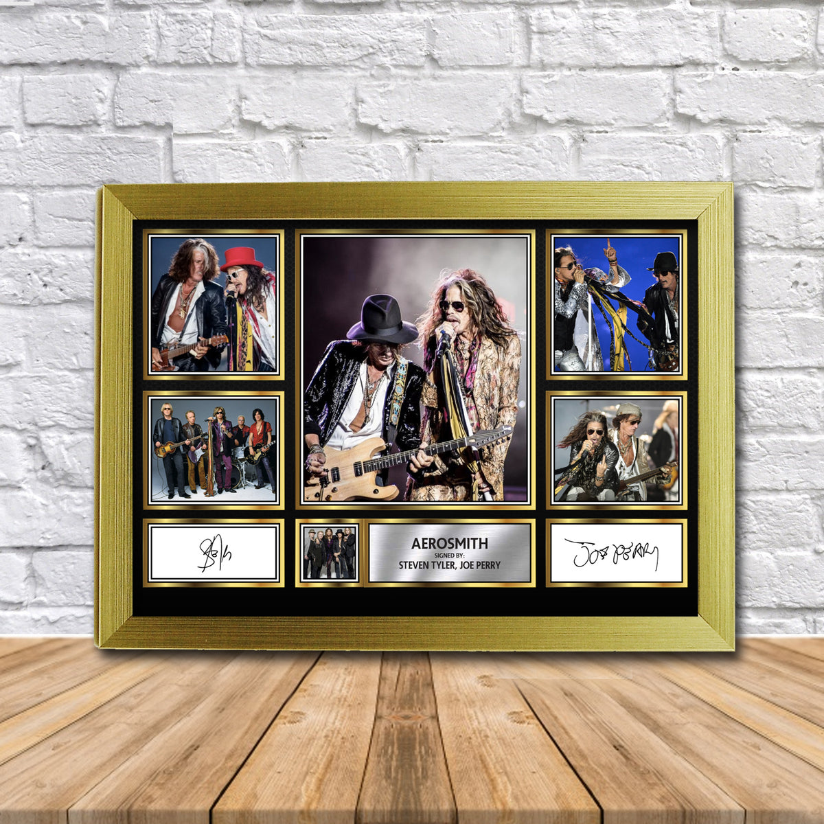 Aerosmith Music Gift Printed Signature Star Poster Print Wall Art Gift