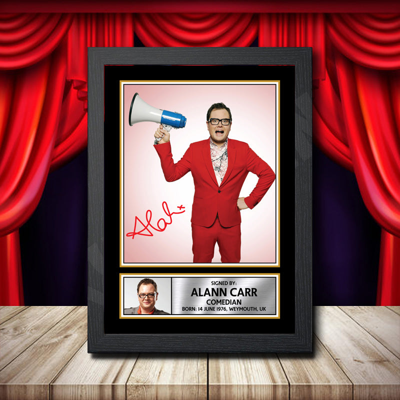 Alan Carr Chatty Man 2 Printed Signature Comedy Star Poster Print Framed Wall Art Gift β Alan Carr Chatty Man 2 Printed Signature Comedy Star Poster Print