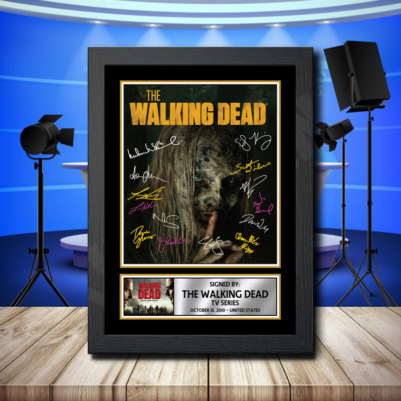 Andrew Lincoln The Walking Dead 3 Printed Signature Television Star Poster Print Framed Wall Art Gift – Andrew Lincoln The Walking Dead 3 Printed Signature Television Star Poster Print