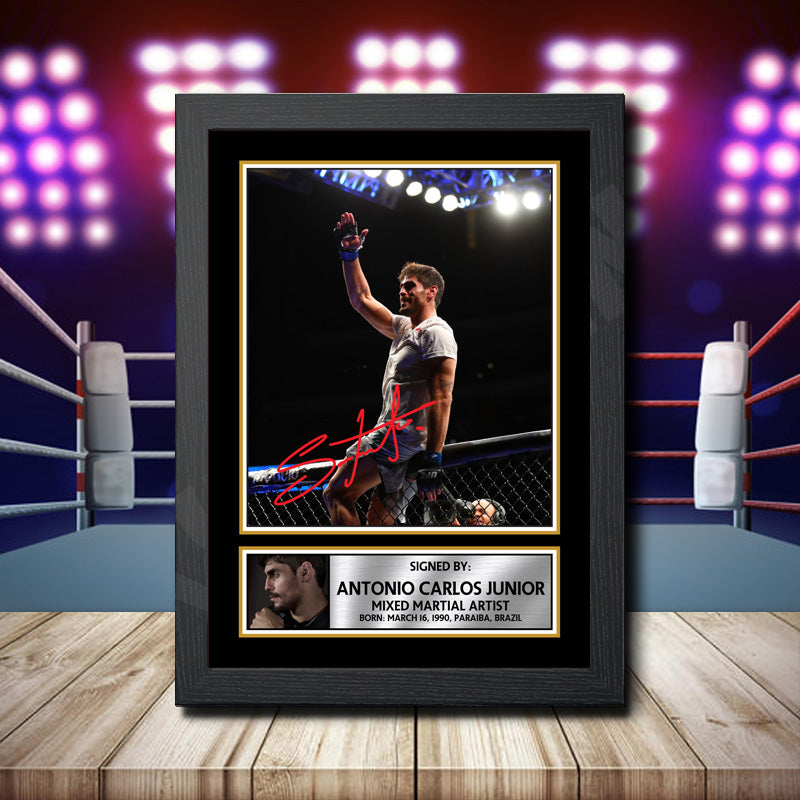 Antonio Carlos Junior Printed Signature Ufc Star Poster Print Framed Wall Art Gift – Antonio Carlos Junior Printed Signature Ufc Star Poster Print