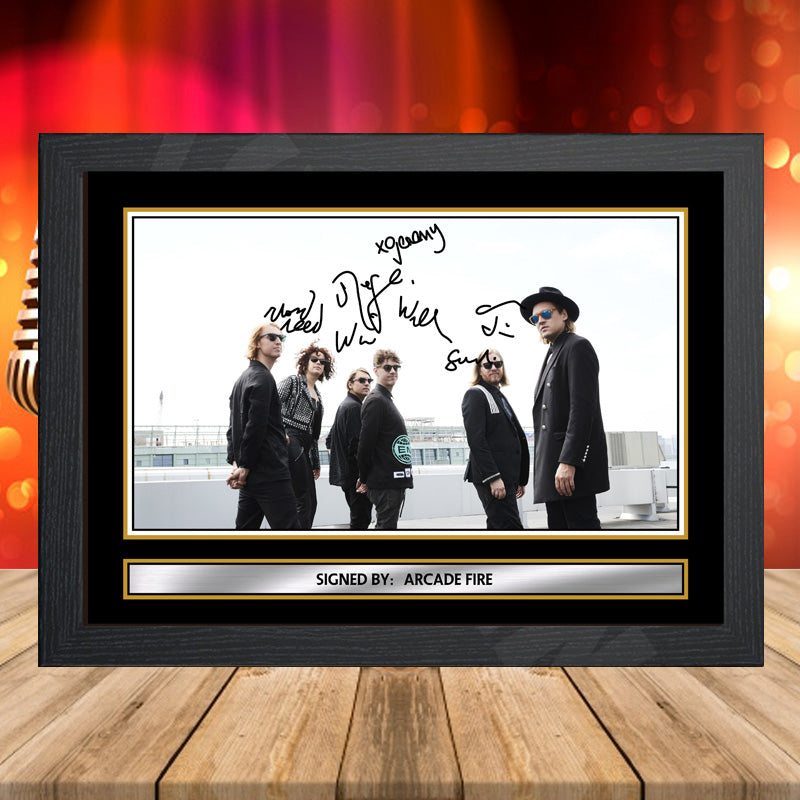 Arcade Fire 2 – Printed Signature Music-Landscape Star Print – Arcade Fire 2