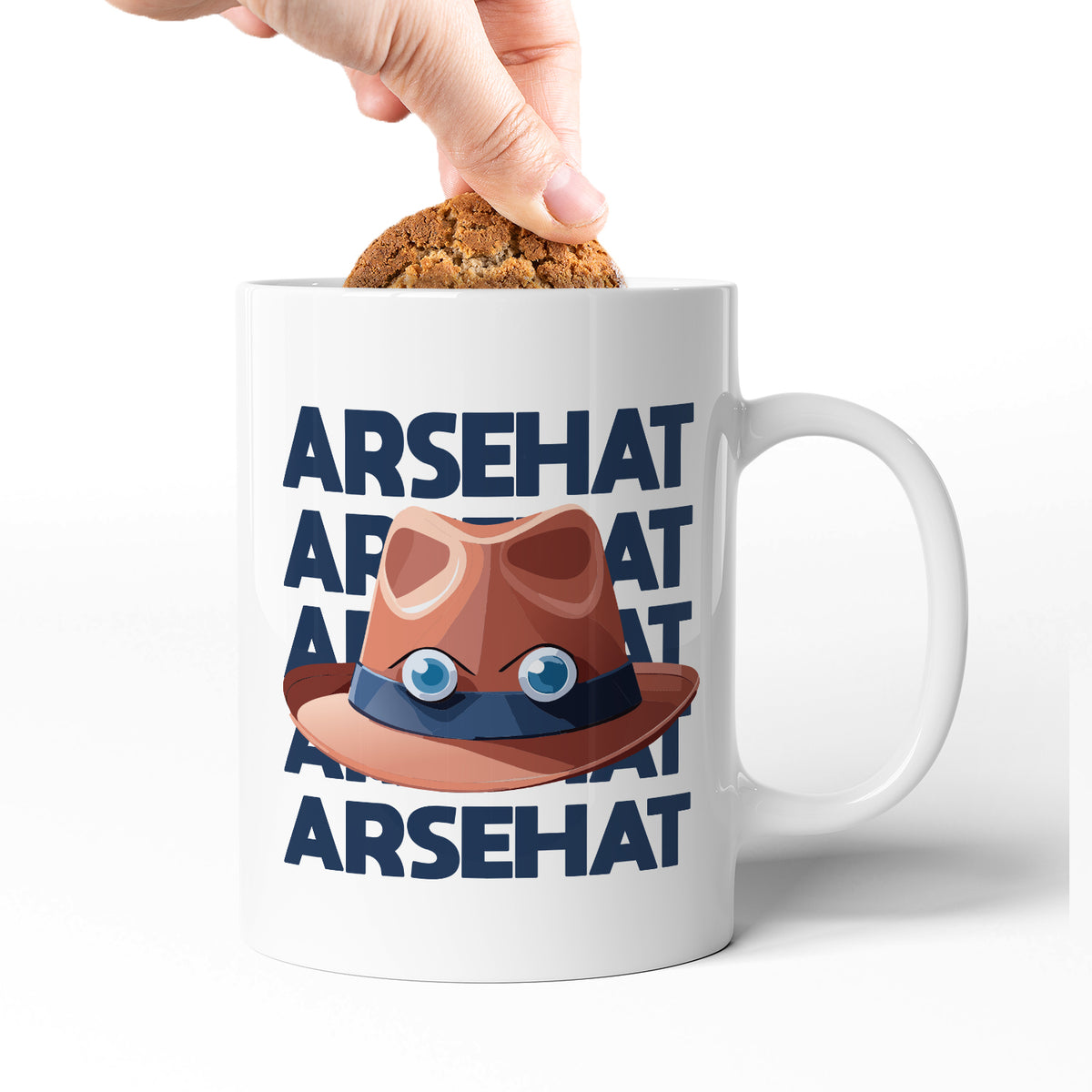 Rude Swear Word Printed Mug Design - AR*EHAT 3 Colours