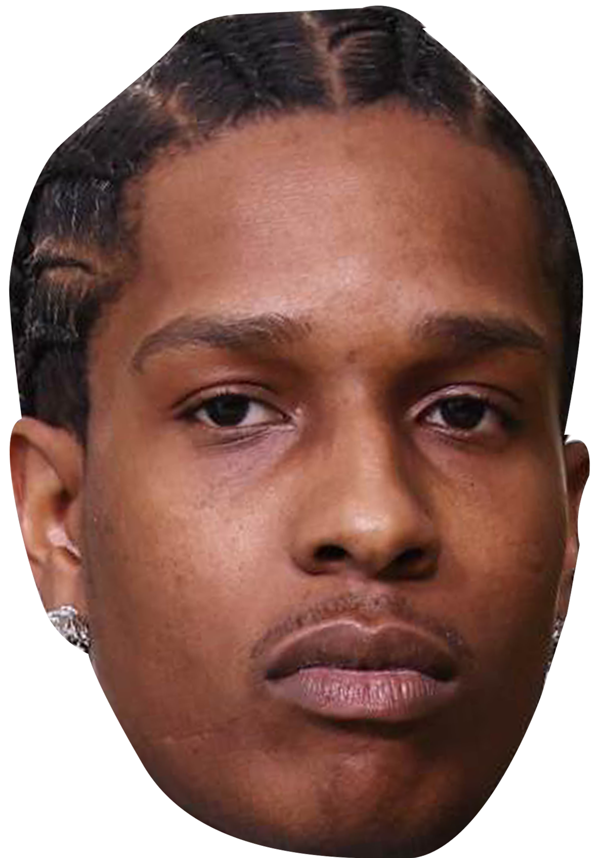 ASAP Rocky Face Mask β Fancy Dress Cardboard Costume Mask β ASAP Rocky Face Mask
