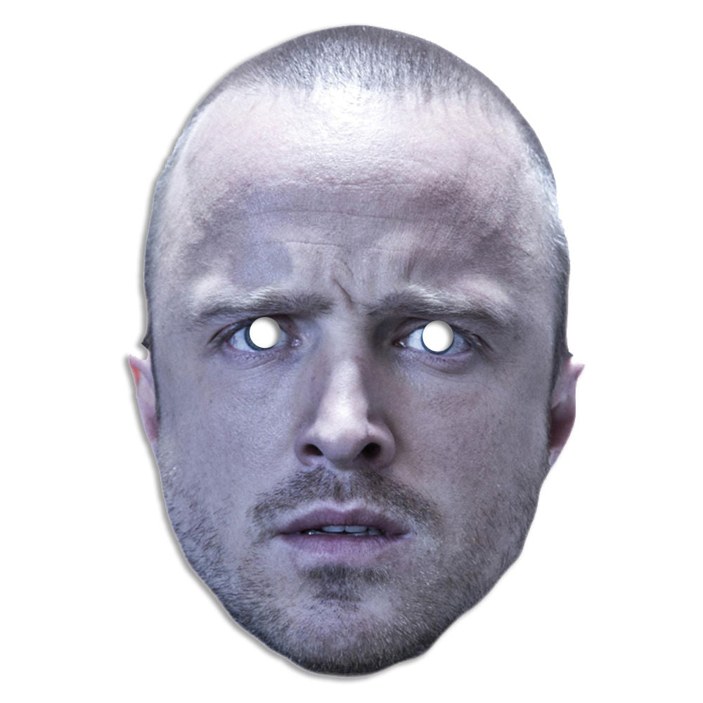 Aaron Paul - Jesse Pinkman 2 - Breaking Bad Celebrity Face Mask Fancy Dress Cardboard Costume Mask β Aaron Paul - Jesse Pinkman 2 - Breaking Bad Face Mask