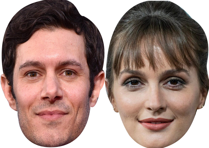 Adam Brody and Leighton Meester Celebrity Couple Party Face Mask Pack