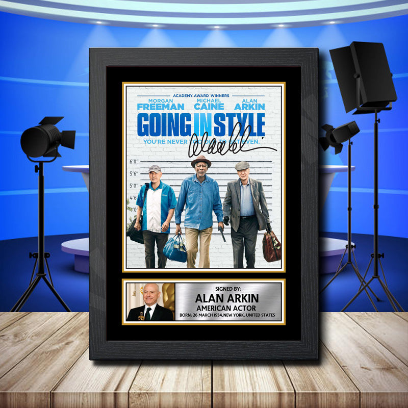 Alan Arkin 2 Printed Signature Television Star Poster Print Framed Wall Art Gift β Alan Arkin 2 Printed Signature Television Star Poster Print