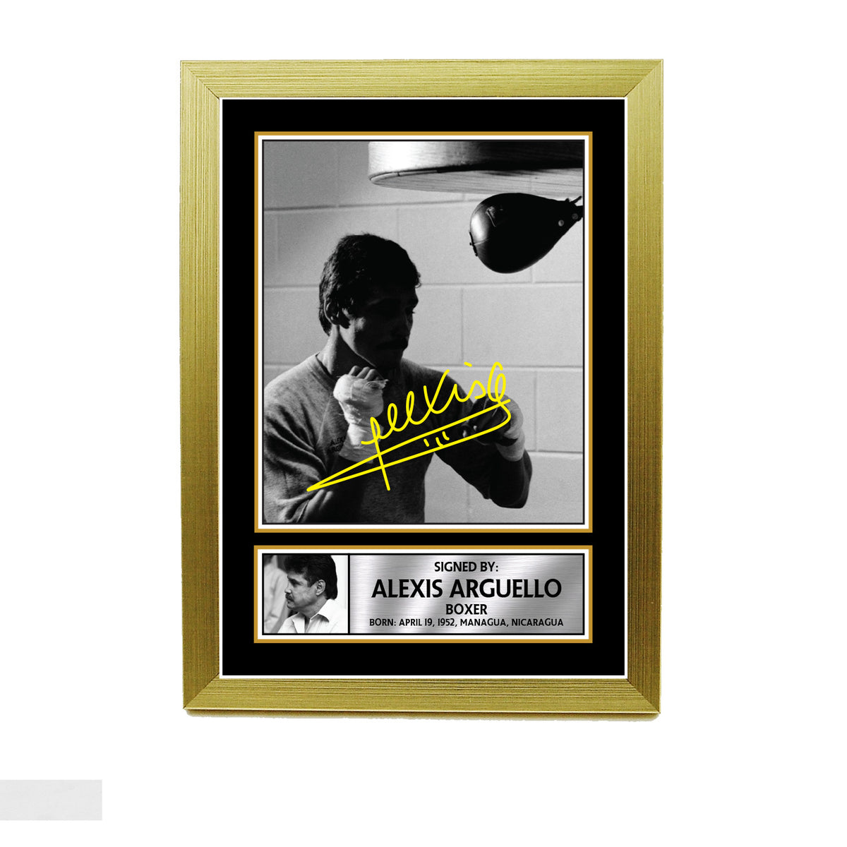 Alexis Argello M658 Boxing Printed Signature Poster Print Gift