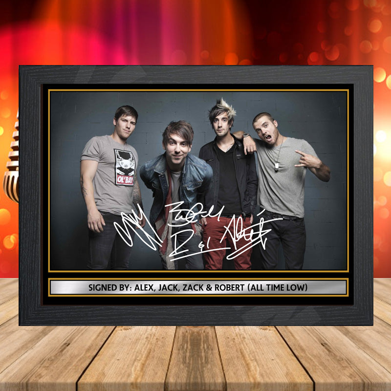 All Time Low – Printed Signature Music-Landscape Star Print – All Time Low