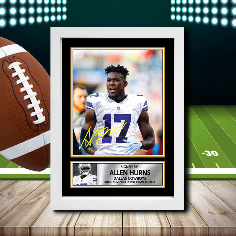 Allen Hurns – Printed Signature NFL Star Print – Allen Hurns