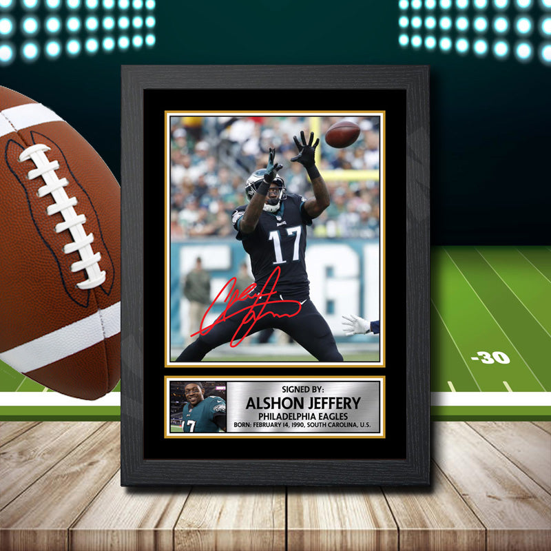 Alshon Jeffery 2 – Printed Signature NFL Star Print – Alshon Jeffery 2