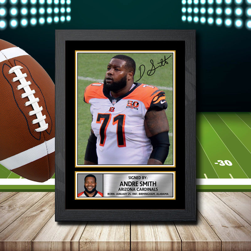 Andre Smith 1 – Printed Signature NFL Star Print – Andre Smith 1