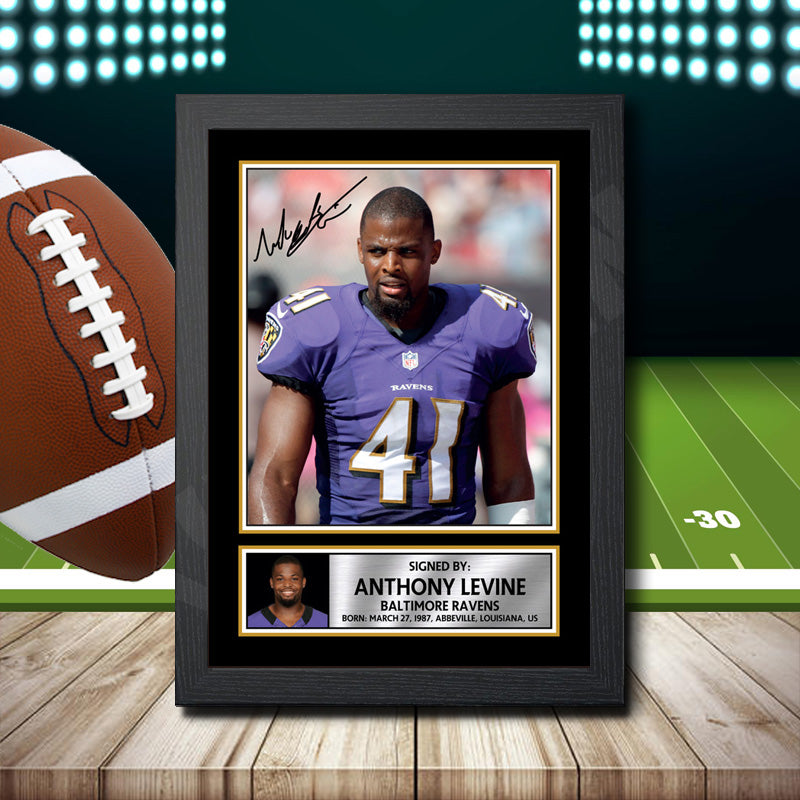 Anthony Levine 2 – Printed Signature NFL Star Print – Anthony Levine 2