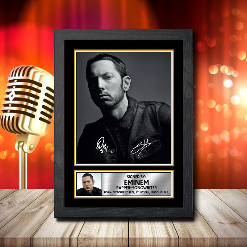 Bad Meets Evil Eminem – Printed Signature Music Star Print – Bad Meets Evil Eminem