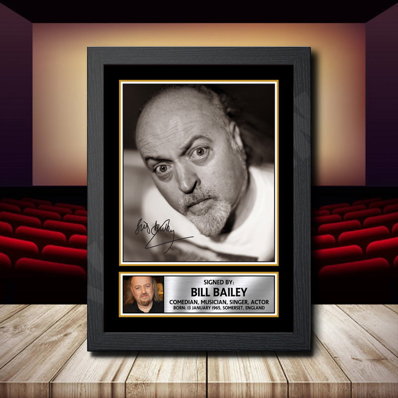 Bill Bailey Printed Signature Movie Star Poster Print Framed Wall Art Gift – Bill Bailey Printed Signature Movie Star Poster Print
