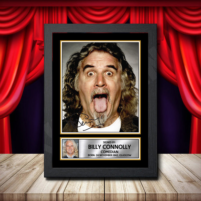 Billy Connolly Printed Signature Comedy Star Poster Print Framed Wall Art Gift – Billy Connolly Printed Signature Comedy Star Poster Print