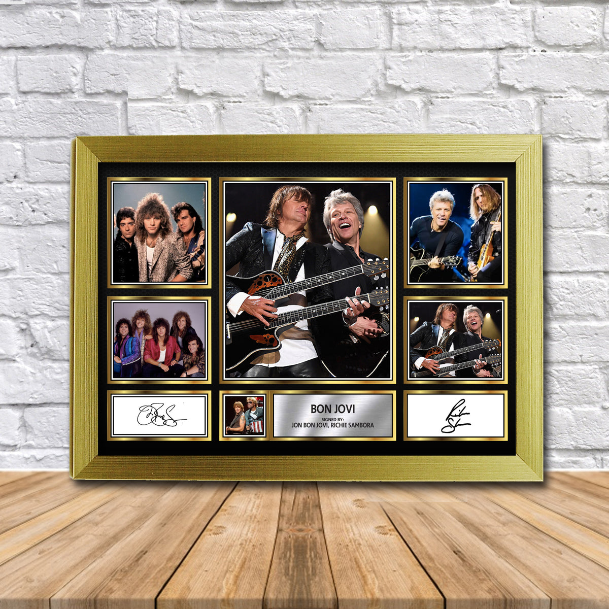 Bon Jovi (2) Music Gift Framed Printed Signature Star Poster Print Wall Art Gift β Bon Jovi Music Gift Framed Printed Signature Star Poster Print Wall Art Gift