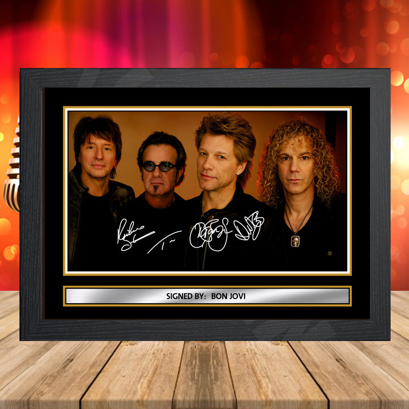 Bon Jovi 3 – Printed Signature Music-Landscape Star Print – Bon Jovi 3