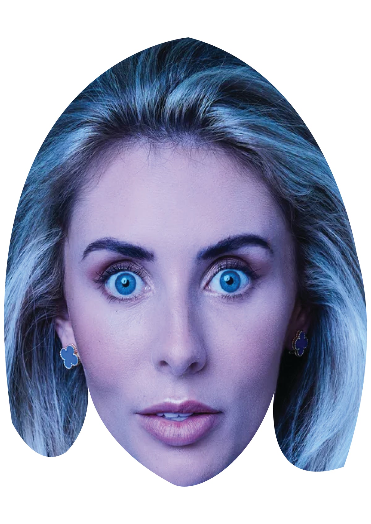 Bonnie Blue Face Mask – Cardboard Cutout Facemask – Halloween, Fancy Dress, Parties, Events & Photo Booth Fun