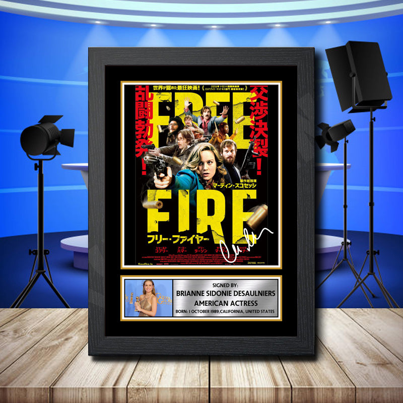 Brie Larson 1 Printed Signature Television Star Poster Print Framed Wall Art Gift – Brie Larson 1 Printed Signature Television Star Poster Print