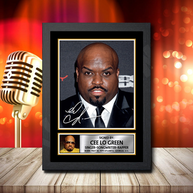 Cee Lo Green 2 – Printed Signature Music Star Print – Cee Lo Green 2