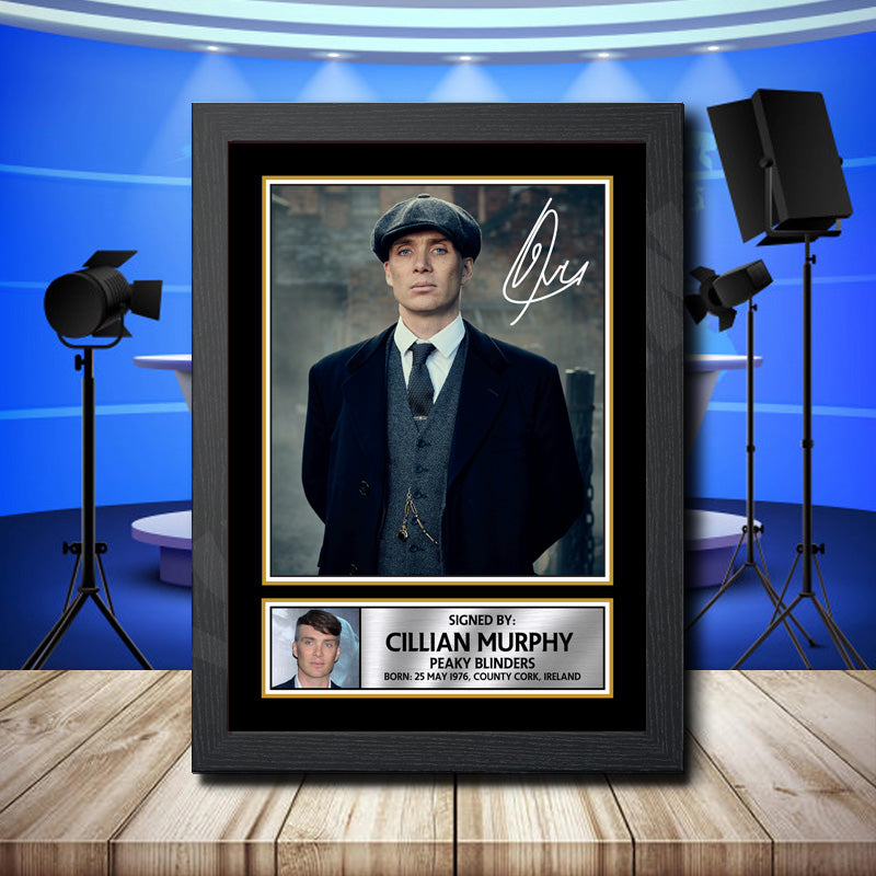 Cillian Murphy 1 Printed Signature Television Star Poster Print Framed Wall Art Gift – Cillian Murphy 1 Printed Signature Television Star Poster Print