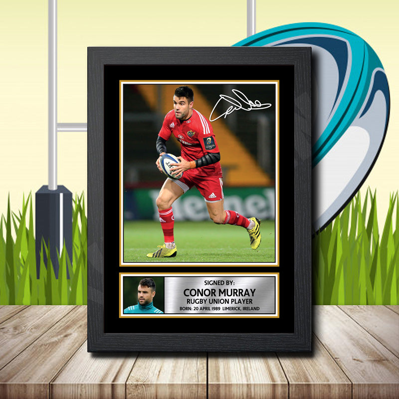 Conor Murray 2 Printed Signature Rugby Star Poster Print Framed Wall Art Gift – Conor Murray 2 Printed Signature Rugby Star Poster Print