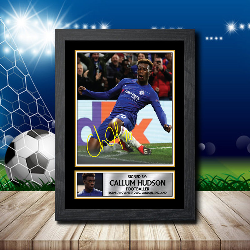 Callum Hudson Printed Signature Footballers Star Poster Print Framed Wall Art Gift – Callum Hudson Printed Signature Footballers Star Poster Print