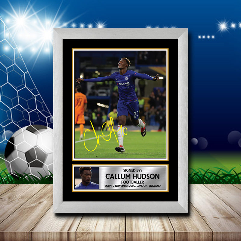 Callum Hudson 2 Printed Signature Footballers Star Poster Print Framed Wall Art Gift – Callum Hudson 2 Printed Signature Footballers Star Poster Print
