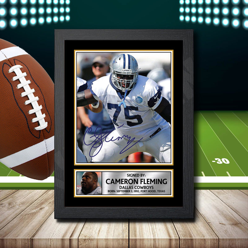 Cameron Fleming 2 – Printed Signature NFL Star Print – Cameron Fleming 2