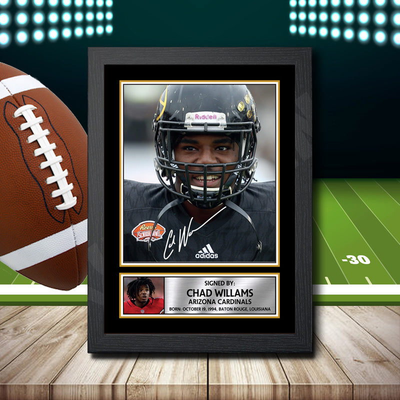Chad Willams 2 – Printed Signature NFL Star Print – Chad Willams 2
