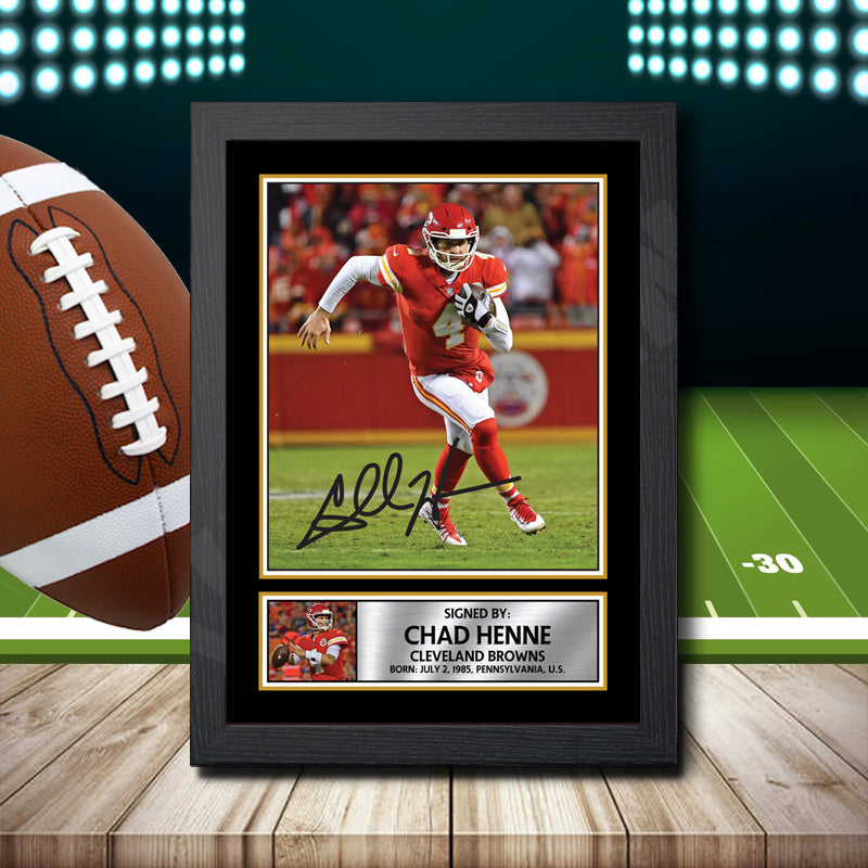 Chad Henne 2 – Printed Signature NFL Star Print – Chad Henne 2