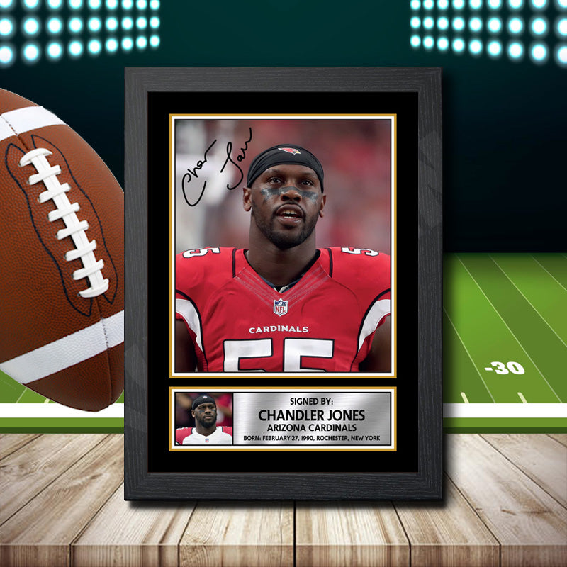 Chandler Jones 1 – Printed Signature NFL Star Print – Chandler Jones 1