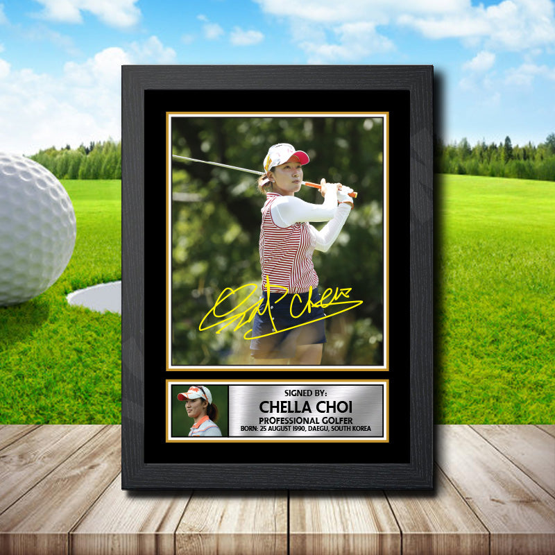Chella Choi Golf Printed Signature Poster Print Gift