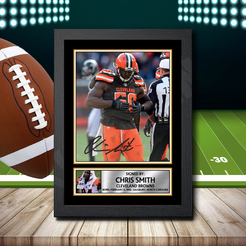 Chris Smith 2 – Printed Signature NFL Star Print – Chris Smith 2