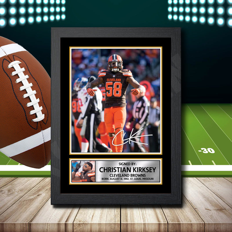 Christian Kirksey 2 – Printed Signature NFL Star Print – Christian Kirksey 2