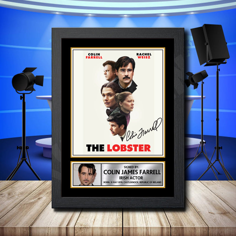 Colin Farrell 1 Printed Signature Television Star Poster Print Framed Wall Art Gift – Colin Farrell 1 Printed Signature Television Star Poster Print