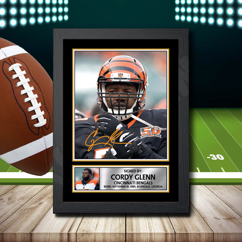 Cordy Glenn 2 – Printed Signature NFL Star Print – Cordy Glenn 2