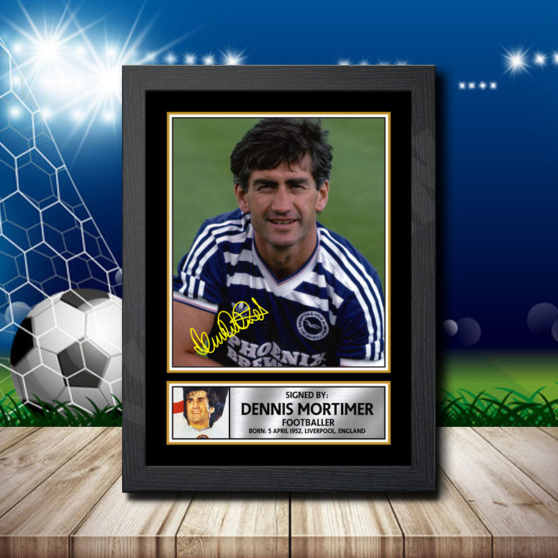 Dennis Mortimer 2 Printed Signature Footballers Star Poster Print Framed Wall Art Gift β Dennis Mortimer 2 Printed Signature Footballers Star Poster Print