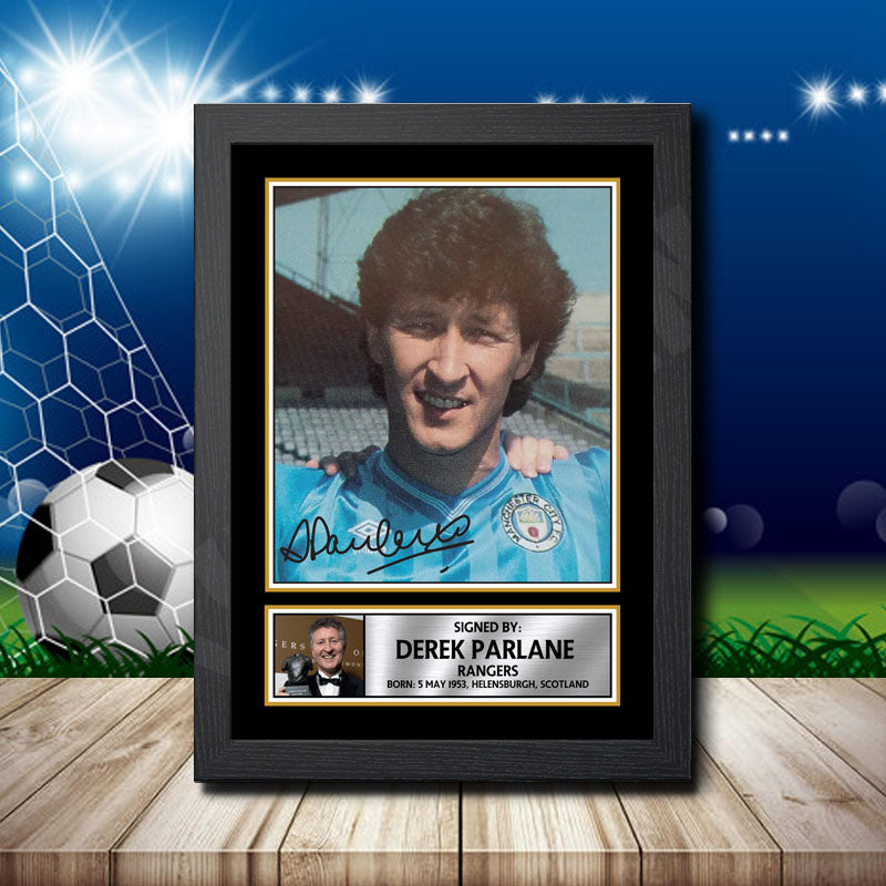 Derek Parlane 1 Printed Signature Footballers Star Poster Print Framed Wall Art Gift – Derek Parlane 1 Printed Signature Footballers Star Poster Print