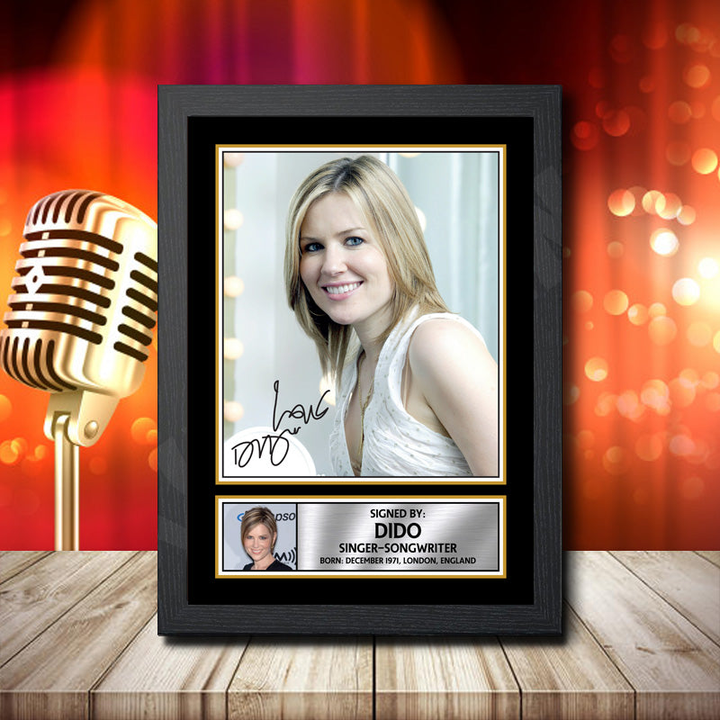 Dido 1 – Printed Signature Music Star Print – Dido 1