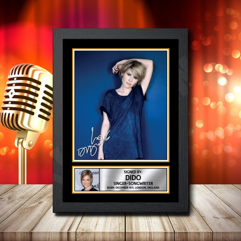 Dido 2 – Printed Signature Music Star Print – Dido 2